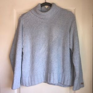 Super soft Columbia Light blue Mock Neck sweater